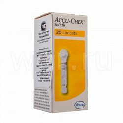 Accu-Chek Softclix ланцеты 25 шт. Accu-Chek Softclix ланцеты 25 шт.