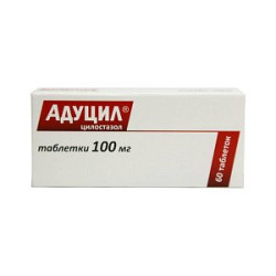 Адуцил таблетки 100 мг 60 шт. Адуцил таблетки 100 мг 60 шт.