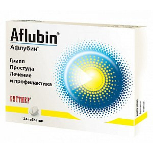 Афлубин таблетки подъязычные гомеопатические 24 шт. Афлубин таблетки подъязычные гомеопатические 24 шт.