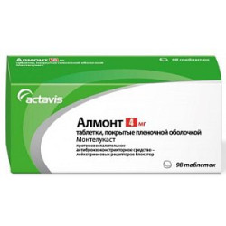 Алмонт таблетки жевательные 4 мг 98 шт. Алмонт таблетки жевательные 4 мг 98 шт.
