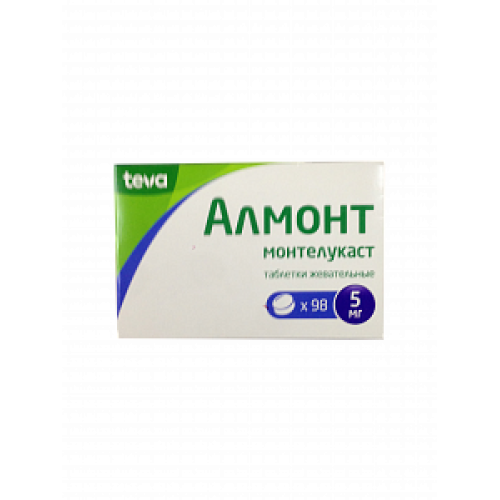 Алмонт таблетки жевательные 5 мг 98 шт.