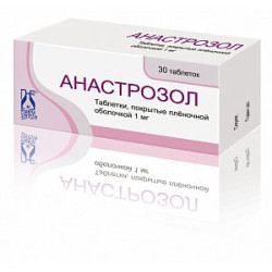 Анастрозол таблетки покрытые пленочной оболочкой 1 мг 30 шт. Фармасинтез Анастрозол таблетки покрытые пленочной оболочкой 1 мг 30 шт. Фармасинтез