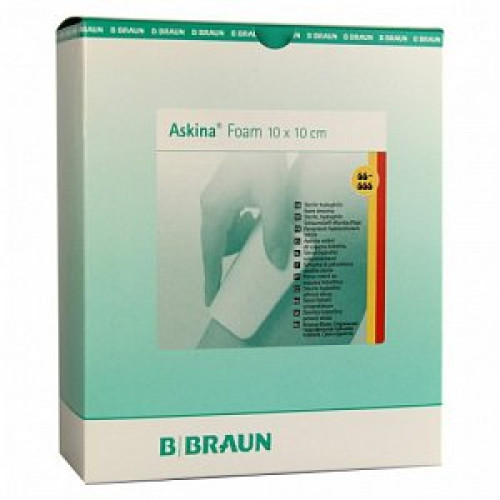 Askina Фоам повязка губчатая полиуретановая 10х10 см 10 шт. Askina Фоам повязка губчатая полиуретановая 10х10 см 10 шт.