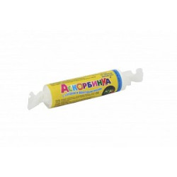 Аскорбинка с сахаром таблетки 2,9 г 10 шт. крутка Арбуз ЭкоФарм Аскорбинка с сахаром таблетки 2,9 г 10 шт. крутка Арбуз ЭкоФарм