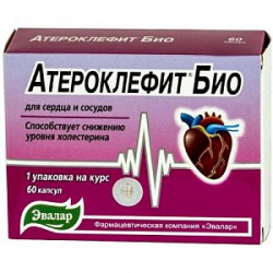 Атероклефит Био капсулы 250 мг 60 шт. Атероклефит Био капсулы 250 мг 60 шт.