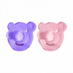 Avent SCF194/02 Соска-пустышка Soothie силиконовая роз./фиол. 2 шт. 0-3 мес. Avent SCF194/02 Соска-пустышка Soothie силиконовая роз./фиол. 2 шт. 0-3 мес.