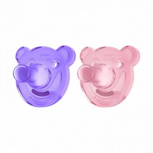Avent SCF194/02 Соска-пустышка Soothie силиконовая роз./фиол. 2 шт. 0-3 мес. Avent SCF194/02 Соска-пустышка Soothie силиконовая роз./фиол. 2 шт. 0-3 мес.