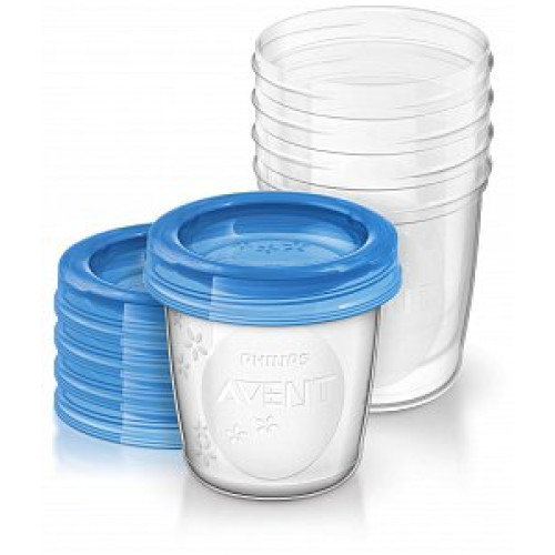 Avent SCF619/05 Контейнер для хранения грудного молока 180 мл 5 шт. Avent SCF619/05 Контейнер для хранения грудного молока 180 мл 5 шт.