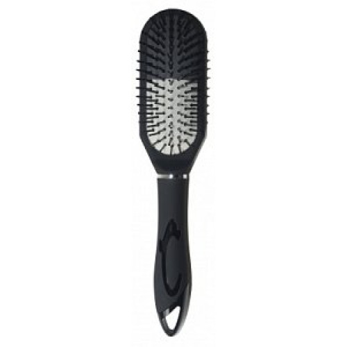 Beauty Style Щетка для волос массажная 7119 черно-белая узкая Beauty Style Щетка для волос массажная 7119 черно-белая узкая