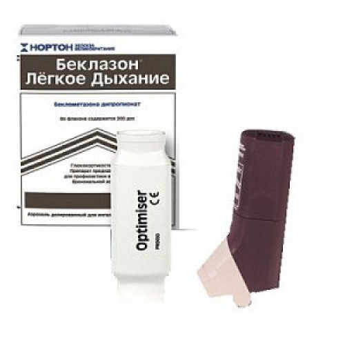 Беклазон Эко Легкое Дыхание аэрозоль для ингаляций дозированный 100 мкг/доза 200 доз Беклазон Эко Легкое Дыхание аэрозоль для ингаляций дозированный 100 мкг/доза 200 доз