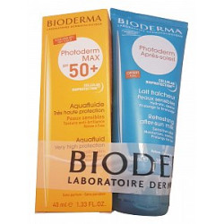 Bioderma Набор Photoderm Max Аквафлюид SPF50+ 40мл+Молочко после солнца 100мл Bioderma Набор Photoderm Max Аквафлюид SPF50+ 40мл+Молочко после солнца 100мл