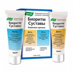 Биоритм Суставы набор День/Ночь комплекс кремов туба 50 г 2 шт. Эвалар Биоритм Суставы набор День/Ночь комплекс кремов туба 50 г 2 шт. Эвалар