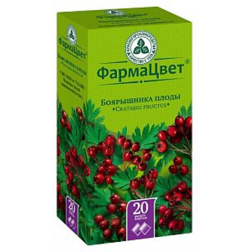 Боярышника плоды фильтр-пакеты 3 г 20 шт.