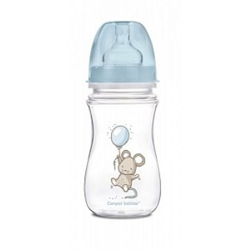 Canpol Бутылочка антиколиковая с широким горлом Little cuties 240 мл 3м+ Canpol Бутылочка антиколиковая с широким горлом Little cuties 240 мл 3м+