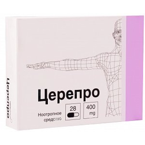 Церепро капсулы 400 мг 28шт.