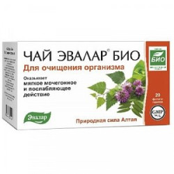 Чай Эвалар БИО Очищающий фильтр - пакет 1.5 г х 20 Чай Эвалар БИО Очищающий фильтр - пакет 1.5 г х 20