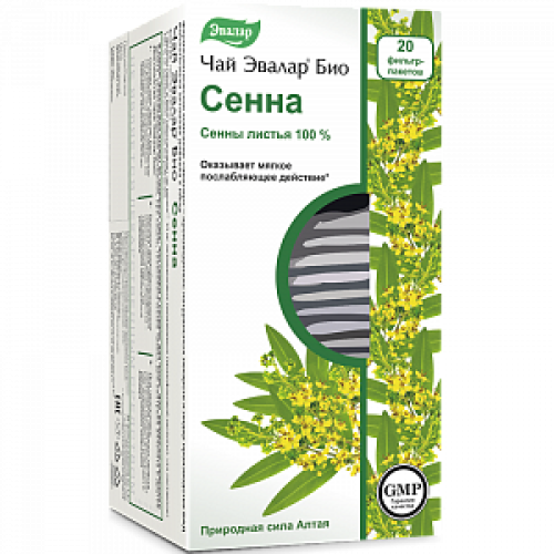 Чай Эвалар Био Сенна фильтр-пакетики 20 шт. Чай Эвалар Био Сенна фильтр-пакетики 20 шт.