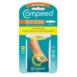 Compeed Пластырь Интенсив против сухих мозолей на ногах 6 шт. Compeed Пластырь Интенсив против сухих мозолей на ногах 6 шт.