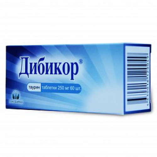 Дибикор таблетки 250 мг 60 шт. Дибикор таблетки 250 мг 60 шт.
