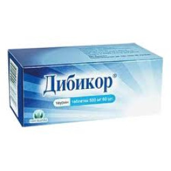 Дибикор таблетки 500 мг 60 шт. Дибикор таблетки 500 мг 60 шт.