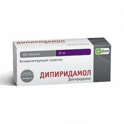 Дипиридамол-ФПО таблетки покрытые пленочной оболочкой 25 мг 100 шт. Дипиридамол-ФПО таблетки покрытые пленочной оболочкой 25 мг 100 шт.