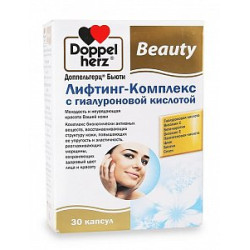 Доппельгерц Бьюти Лифтинг-комплекс с гиалуроновой кислотой капсулы 30 шт. (БАД) Доппельгерц Бьюти Лифтинг-комплекс с гиалуроновой кислотой капсулы 30 шт. (БАД)