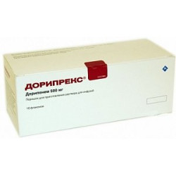 Дорипрекс порошок для приготовления раствора для инфузий 500 мг флакон 1 шт. Дорипрекс порошок для приготовления раствора для инфузий 500 мг флакон 1 шт.