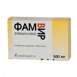 Фамвир таблетки покрытые оболочкой 500 мг 3 шт. Фамвир таблетки покрытые оболочкой 500 мг 3 шт.