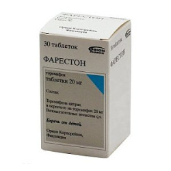 Фарестон таблетки 20 мг 30 шт. Фарестон таблетки 20 мг 30 шт.