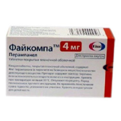Файкомпа таблетки покрытые пленочной оболочкой 4 мг 28 шт.