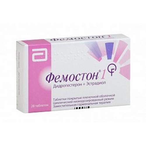 Фемостон таблетки покрытые пленочной оболочкой 1 мг+10 мг 28 шт. Фемостон таблетки покрытые пленочной оболочкой 1 мг+10 мг 28 шт.