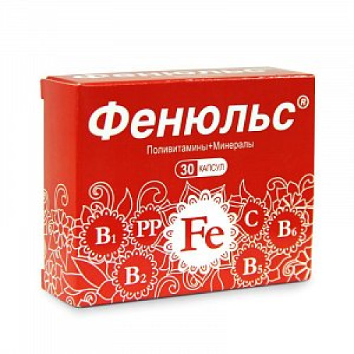 Фенюльс капсулы 30 шт. Фенюльс капсулы 30 шт.