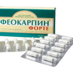 Феокарпин форте капсулы 24 шт. (БАД) Феокарпин форте капсулы 24 шт. (БАД)