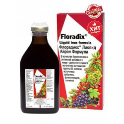 Floradix Флорадикс Ликвид Айрон формула раствор флакон 500 мл Floradix Флорадикс Ликвид Айрон формула раствор флакон 500 мл