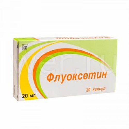 Флуоксетин капсулы 20 мг 20 шт. Озон Флуоксетин капсулы 20 мг 20 шт. Озон