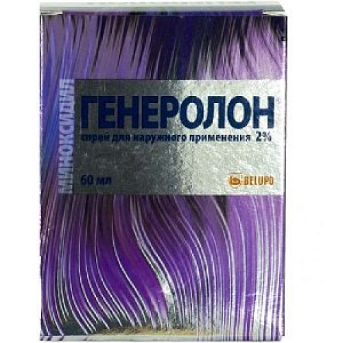 Генеролон спрей для наружного применения 2% флакон 60 мл Генеролон спрей для наружного применения 2% флакон 60 мл