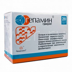 Гепамин гранулят 5 г пакеты 20 шт. Гепамин гранулят 5 г пакеты 20 шт.