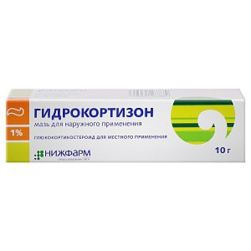 Гидрокортизон мазь для наружного применения 1% 10 г Гидрокортизон мазь для наружного применения 1% 10 г