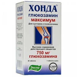 Хонда глюкозамин максимум таблетки 30 шт. Эвалар (БАД) Хонда глюкозамин максимум таблетки 30 шт. Эвалар (БАД)