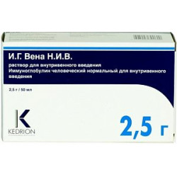 И.Г. Вена Н.И.В. раствор для инфузий 50 мг/мл флакон 50 мл И.Г. Вена Н.И.В. раствор для инфузий 50 мг/мл флакон 50 мл