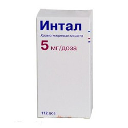 Интал аэрозоль для ингаляций 5 мг/доза 112 доз