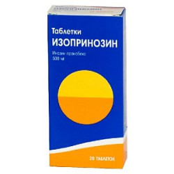 Изопринозин таблетки 500 мг 20 шт. Изопринозин таблетки 500 мг 20 шт.