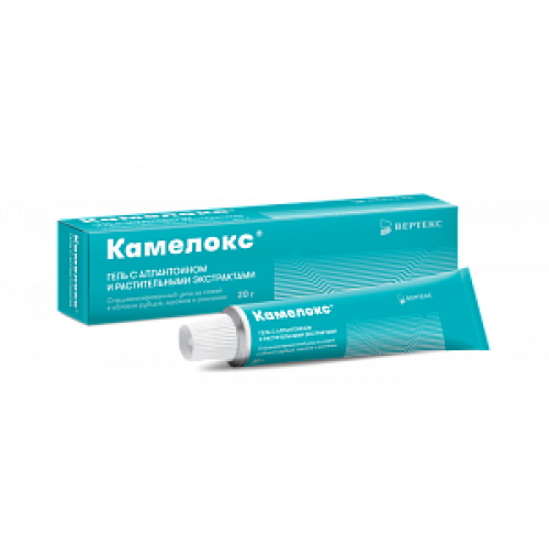 Камелокс гель с аллантоином и растительными экстрактами 20 г Камелокс гель с аллантоином и растительными экстрактами 20 г
