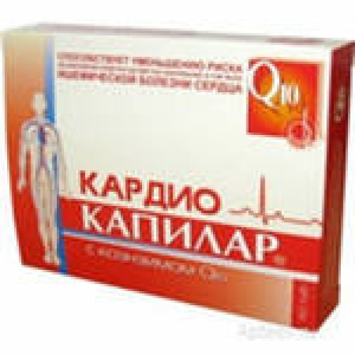 Капилар Кардио С Q10 таблетки 40 шт Капилар Кардио С Q10 таблетки 40 шт