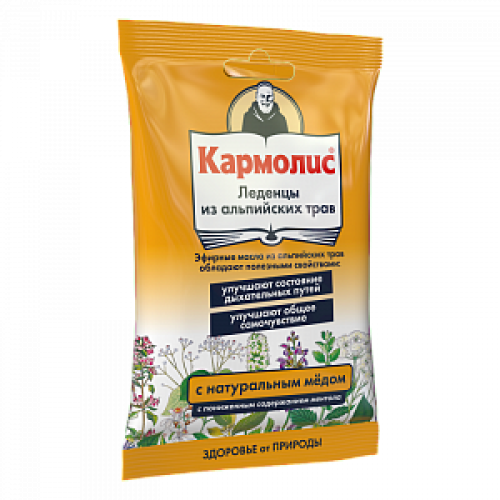 Кармолис Леденцы от кашля с медом 75 г Кармолис Леденцы от кашля с медом 75 г