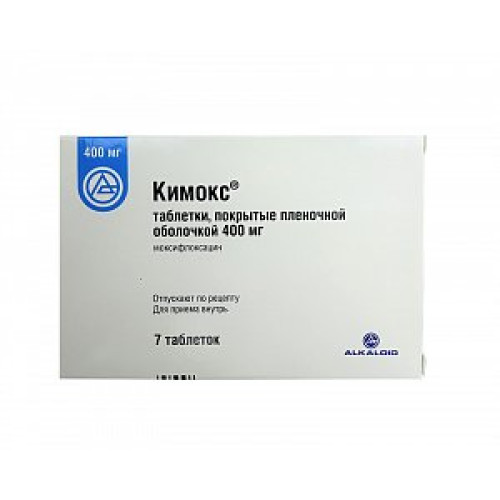 Кимокс таблетки покрытые пленочной оболочкой 400 мг 7 шт.