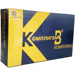 Комплигам В Комплекс таблетки 30 шт. (БАД) Комплигам В Комплекс таблетки 30 шт. (БАД)