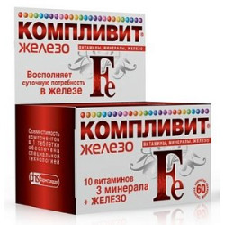 Компливит Железо таблетки 60 шт. (БАД) Компливит Железо таблетки 60 шт. (БАД)