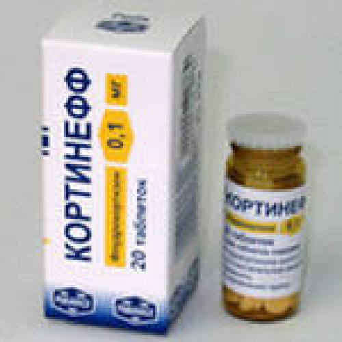 Кортинефф таблетки 0,1 мг 20 шт. Кортинефф таблетки 0,1 мг 20 шт.