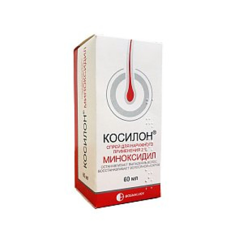 Косилон спрей для наружного применения 2% флакон 60 мл Косилон спрей для наружного применения 2% флакон 60 мл
